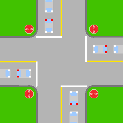 "Ah, such a peaceful, quiet neighbourhood."